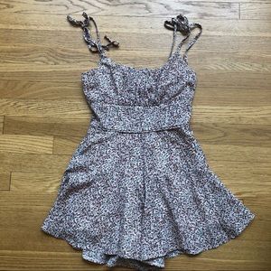 Princess Polly Floral Tie Strap Romper